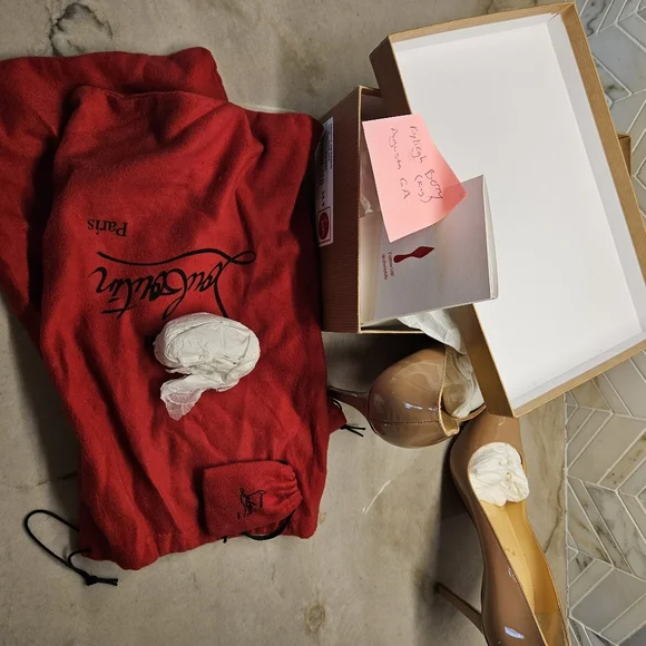 Christian louboutin nude pigalle 100 patent size 38.5 - Picture 3 of 14